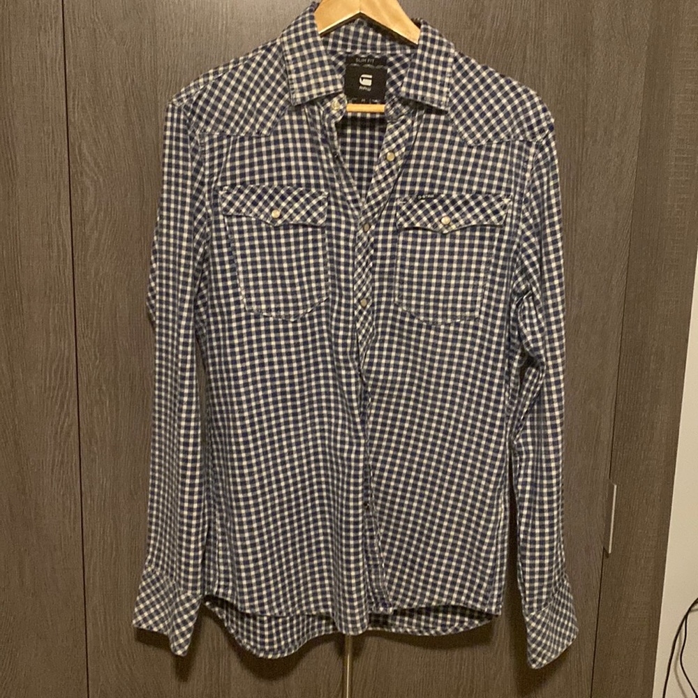 G- Star Raw Mens casual button down shirt